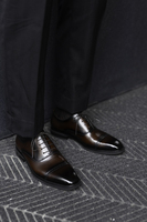 Chaussures Oxford Brogue en cuir pleine fleur polies à la main, antidérapantes, pour mariage et affaires, vente en gros OEM