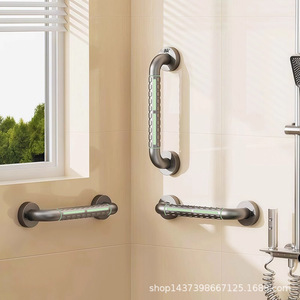 Barres d'appui en acier inoxydable antidérapantes pour salle de bain, douche, toilettes, avec capacité de charge de 100 kg - Product Image 1