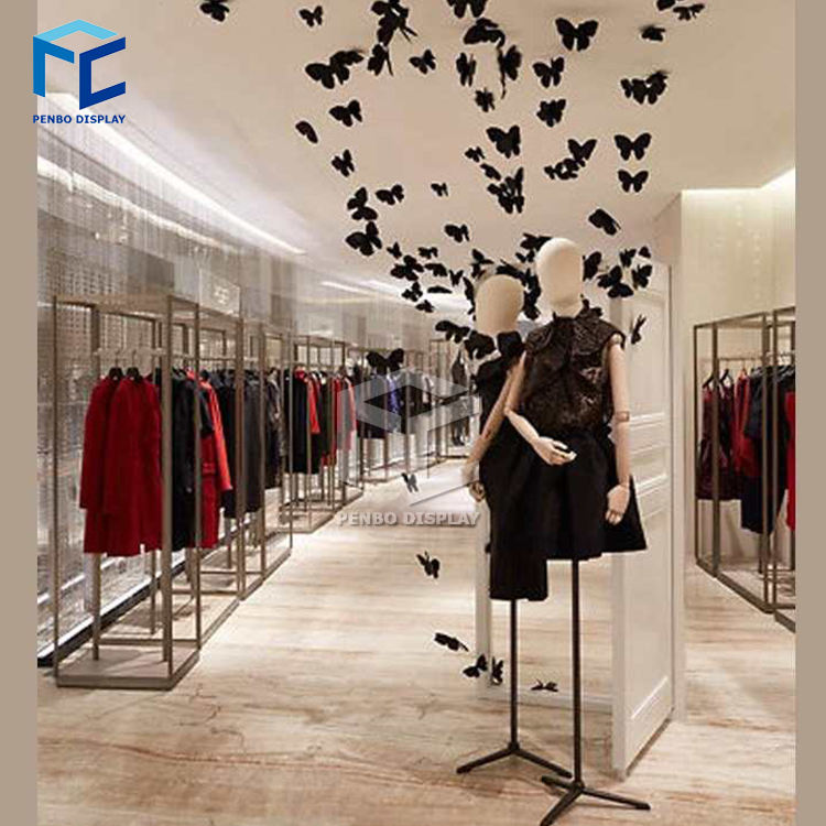 Stylish Retail Women's Clothing Stores Woman Shopping Trendy