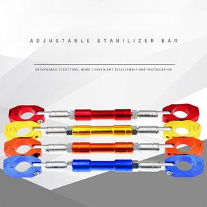 Piezas de Motocicleta, Estabilizador de Dirección Ajustable, Barra Estabilizadora de Aluminio para Manillar de Motocicleta Todoterreno - Product Image 6