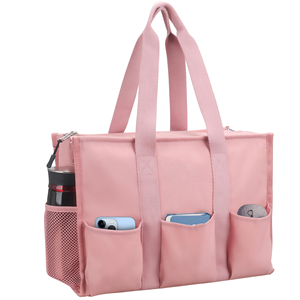 Utility Water Resistant Tote <b>Bag</b> with 13 Pockets, Top Zipper Closure & Thick Bottom Support, for Working Women - Product Image 4