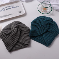 Gorro Cálido de Cachemira Estilo Indio, Gorro de Punto de Algodón Musulmán con Diseño Cruzado, Gorros Musulmanes para Hombre y Mujer