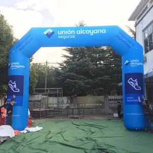 Özel Finish Line şişme yarış başlangıç kemer açık spor etkinlikleri için şişme giriş kemer şişme kemer