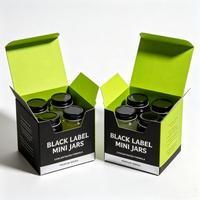 Boîtes cadeaux rigides magnétiques blanches personnalisées avec insert EVA intégré à 6 compartiments pour l'emballage de produits médicaux en flacon