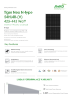 Panel Surya Tier 1 445W Tiger Neo 3.0 Tipe-N untuk PERC HJT Stok Gudang Eropa Pengiriman Cepat EU Modul PV