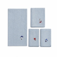 Serviettes en coton brodé 100% lin, serviettes personnalisées rectangulaires, faites à la main, classiques, pour la maison et l'avion, avec logo décoratif