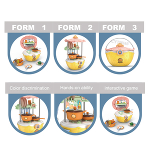 <span class=keywords><strong>Meilleur</strong></span> Cadeau d'Anniversaire : Panier de Rangement Portable, Ensemble de <span class=keywords><strong>Cuisine</strong></span> et de Jeu d'Imitation pour Enfants, Jouet Éducatif et Ludique de Simulation - Product Image 5