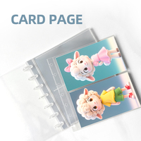 Papeles de relleno RINGNOTE PP con impresión UV, supertransparentes, A4/A5/B6, para colección de billetes, bolsillos para documentos, álbum de exhibición, hojas sueltas, encuadernación de discos