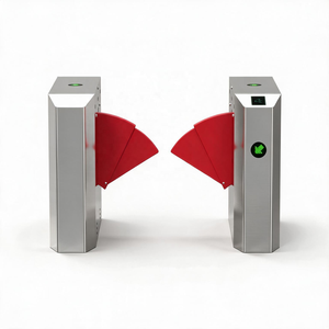 Barrière à double aile à trafic intensif en acier inoxydable à ouverture rapide, anti-écrasement, pour sites touristiques et musées - Product Image 2