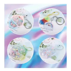 DlY Crystal mold mixed glue color Hard UV Resin Kit Clear Make bracelets and pendants for toys Three mixed