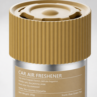Désodorisant de voiture FTQS en boîte métallique, diffuseur de parfum solide, étiquette privée OEM, longue durée, cadeau automobile