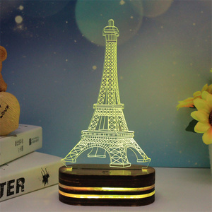 3D LED Home Decorative Lamp Heart Shaped Night Light Party Decoration Lights - Product Image 3