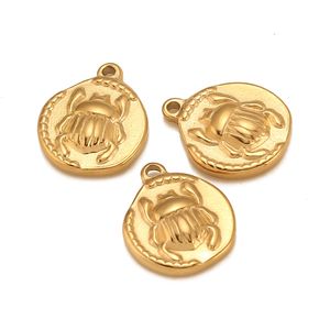 Jingxiang เครื่องประดับสเตนเลส<span class=keywords><strong>แมลง</strong></span>ปีกแข็งลาย<span class=keywords><strong>แมลง</strong></span>ปีกแข็งแนวย้อนยุคไฮดรอลิกแบบใหม่ - Product Image 1