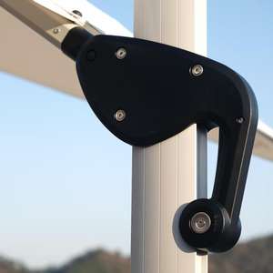 <span class=keywords><strong>Parasol</strong></span> de jardin moderne et luxueux à cadre en aluminium <span class=keywords><strong>Parasol</strong></span> romain étanche à lumière LED pour les restaurants et les hôtels - Product Image 6