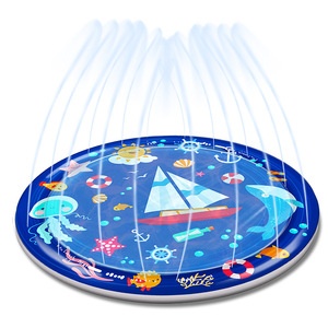Wholesale Outdoor Water Pet Toy Dog Water Spray Pad Pet Fountain Thicker Pet Play Water Toy