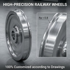Yogie Fabricant OEM d'axes <span class=keywords><strong>et</strong></span> de roues robustes pour voies ferrées, destinés aux rails de guidage de construction <span class=keywords><strong>et</strong></span> à la transmission des trains à grande vitesse - Product Image 2