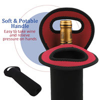Manchon isotherme personnalisé en néoprène pour bouteille de vin SMETA, 750 ml, sac cadeau pour transport de bouteille de vin