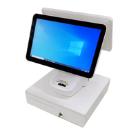 JESEN Tablet PC Stands Mini Desktop Pos Fastfood Square Pos Systems Máquina de caja registradora para pequeñas empresas