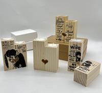Porte-bougie en bois, Noël, mariage, table, ambiance romantique, porte-bougie en forme de cœur en pin