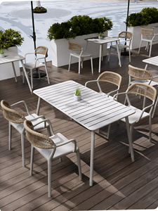 Conjunto de Muebles para Cafetería y <span class=keywords><strong>Restaurante</strong></span>, Ideal para Cafeterías, Bistrós, Pizzerías y Espacios de Servicio de Alimentos, Salas de Descanso de Oficina y Exteriores - Product Image 2