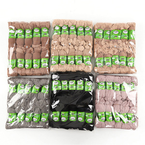 Women's Ultra Thin 10D Nylon Tube Socks Solid Color Anti-Abrasion Stockings For Middle Aged Women From Zhuji Datang Factory - Product Image 1