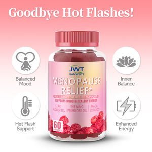 Voedingssupplement voor volwassen vrouwen, hormoonondersteuning bij menopauze, capsules en gummies, beauty, anti-veroudering, effectiviteit - Product Image 6