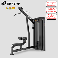 Machine de musculation commerciale Brightway Lat Pulldown en acier pour la musculation des pectoraux et des épaules, idéale pour l'entraînement de force en salle de sport