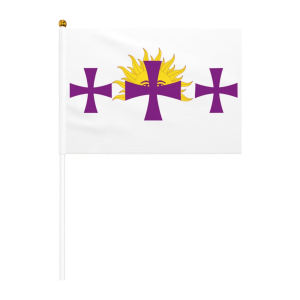 Banderas Pequeñas Personalizadas de Groenlanda en Asta, Mini Bandera de Mano de EE. UU. <span class=keywords><strong>para</strong></span> Eventos, Banderas Duraderas de 5x8 Pulgadas con Astas de 12 Pulgadas - Product Image 3