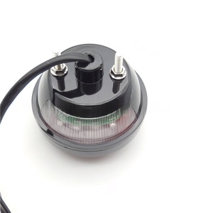 Accessoires pour motos, feu arrière LED rond pour moto, feu arrière LED rétro modifié, feu stop - Product Image 5