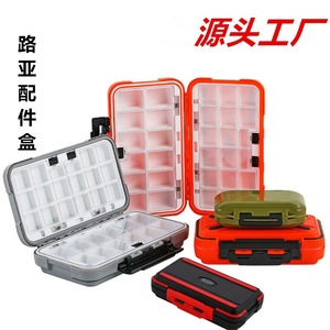 Boîte de rangement pour accessoires de pêche, avec compartiments pour jigs et hameçons, matériau ABS Orange, utilisation universelle - Product Image 5