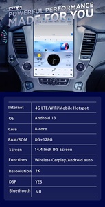 Autoradio 14.4 pouces Android 13 pour GMC Yukon Chevrolet Tahoe <span class=keywords><strong>Suburban</strong></span> 2014-2021 lecteur multimédia stéréo GPS Navigation Qualcomm - Product Image 5