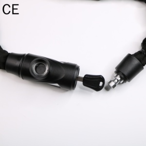 Chaîne antivol de sécurité pour vélo de 1 m (3,3 pi) avec clés, vente en gros d'usine, cadenas de vélo - Product Image 3