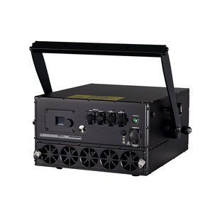 Уличный водонепроницаемый алюминиевый лазерный проектор Fy IP65, полноцветный RGB, 20 Вт, с управлением DMX512, сканер 40kpps, мультивольтный, для освещения - Product Image 6