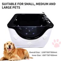 Bacs de toilettage pour chiens robustes et résistants à l'usure, structure stable pour une utilisation quotidienne en salon de toilettage commercial à long terme
