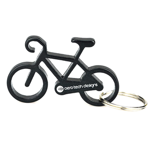 Porte-clés multifonctionnel en alliage de zinc durable avec logo personnalisé Artigifts, ouvre-bouteille avec design de planche de surf, porte-clés en métal - Product Image 6