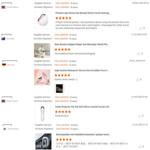 Private Label Warme Gezichtsmassage Apparaat Vrouwen Accessoires Vibratie Gezicht & Nek Lifting Rimpel Verwijderaar - Product Image 6