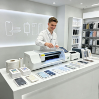 Machine de découpe de films hydrogel pour écrans tactiles, équipement de découpe de protecteurs d'écran TPU pour téléphones portables et montres connectées, contrôle par application, haute performance