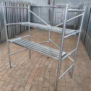 Tragbares Bau-Rahmenleitergerüst, verzinktes fahrbares Gerüst zum Verkauf - Product Image 5