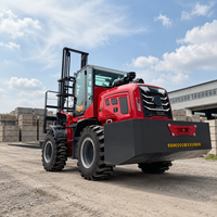 Allrad-Gabelstapler 4x4 Gabelstapler 2,5 Tonnen 3 Tonnen 5 Tonnen Hubhöhe 6m Selbstladender Diesel-Gabelstapler Verkauf