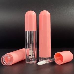 Nouveau <span class=keywords><strong>Tube</strong></span> Cosmétique Rond Transparent de Luxe Personnalisable avec Logo, Vide, pour Gloss à Lèvres, avec Bouchon à Vis - Product Image 2