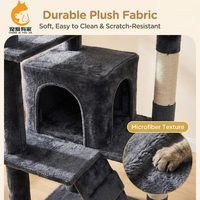Arbre à chat, grande tour pour chat avec lit, griffoir, robuste, multi-niveaux, pour l'intérieur, vente en gros
