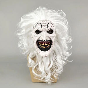 Máscara de Látex de Terror, Art the Clown, Máscara Sangrienta para Adultos, Disfraz de Joker, Máscaras de Cosplay, Casco Completo, Accesorio de Halloween - Product Image 1