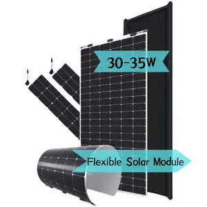 Produtos Quentes Painéis Fotovoltaicos Flexíveis 30W Made in China Painéis Solares Flexíveis Clássicos Para A Europa Garantia de 10 anos