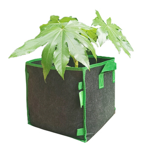 Sacs de culture rectangulaires carrés d'intérieur/extérieur durables pour plantes Conteneur pliable pour jardinière de jardin Plantation de légumes Sol polyvalent - Product Image 1