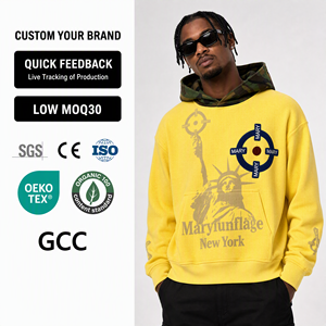 Sudadera con Capucha Extra Grande Personalizada para Hombre, 460GSM, Felpa Gruesa, OEM ODM, con Bolsillos Laterales y Etiqueta de Goma - Product Image 1
