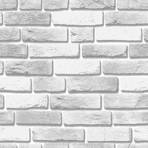 Papel de parede de decoração de casa tijolos 3d papel de parede de vinil cozinha