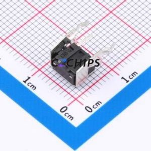 TC-6615-4.3-190 Tactile Switch Bent Lead Through Hole,6x6mm Switch Single Pole Single Throw Round Button 1.9N Right Angle Insert - Product Image 2
