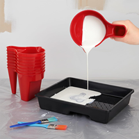 Godet de peinture portable en plastique personnalisable, outil de revêtement, mini-seau à peinture