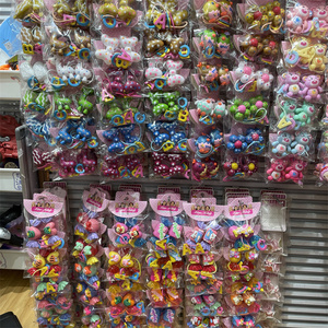 Set di Mylulu 12 pezzi per bambini con anello in gomma e corda per capelli per bambine con fiori di animali - Product Image 6