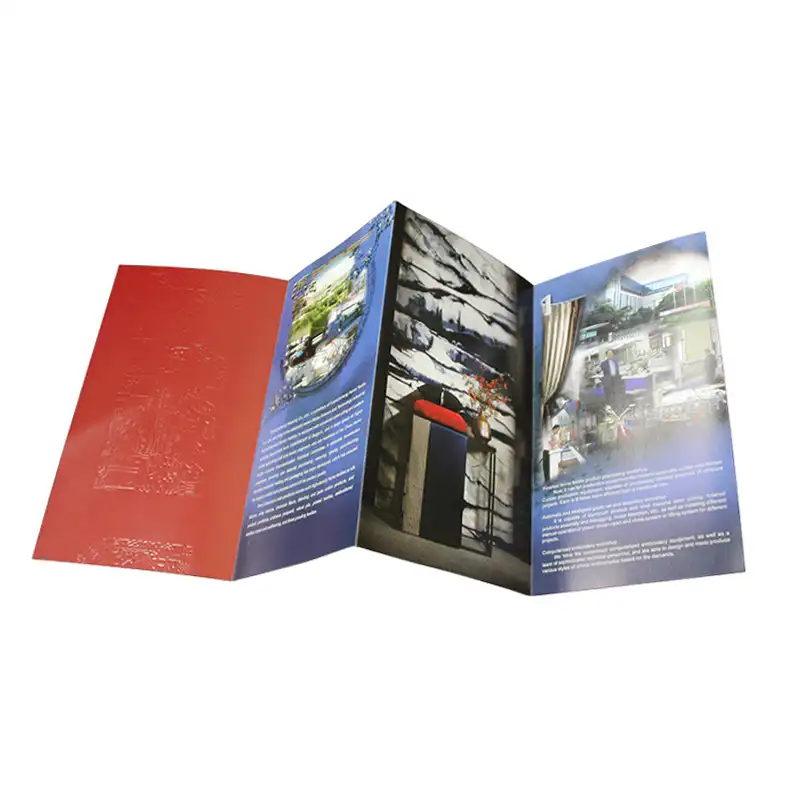 Voador comercial personalizado de alta qualidade/booklet/pamphlet/folha impressão
